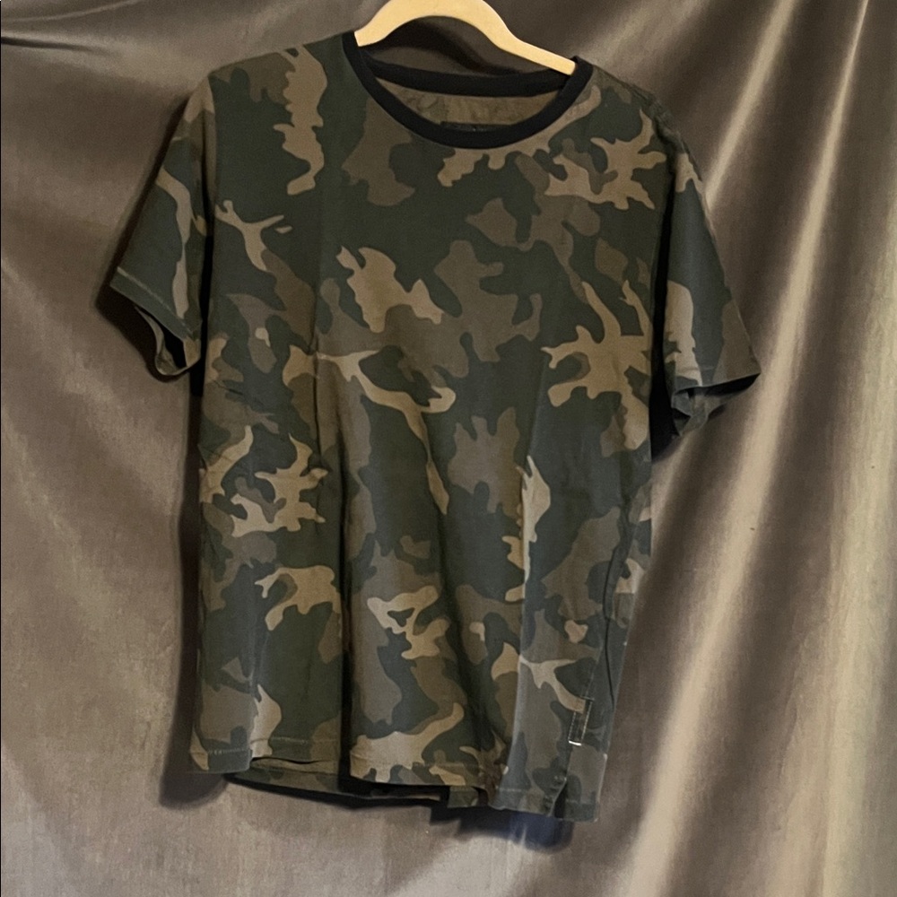 rag & bone Green Camouflage Men's T-Shirt